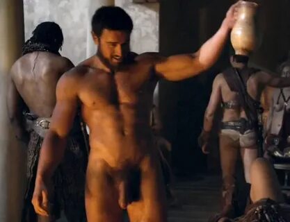 Rainbow Colored South: James Wells Naked In Spartacus!