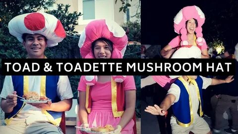 DIY Tutorial: Toad and Toadette Mushroom Hats - YouTube