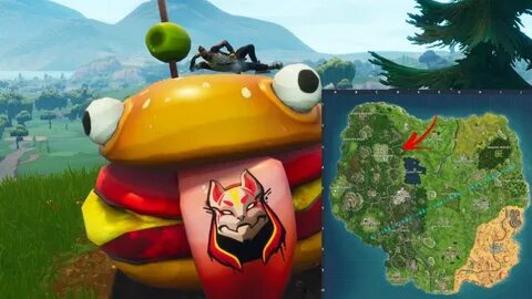 Fortnite - Where to Find the Durr Burger Head - YouTube
