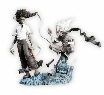 Afro Samurai & Ninja Ninja Statue - May 2007