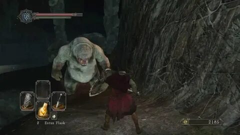 Dark Souls 2 - Easy kill Ogres in starting area - YouTube