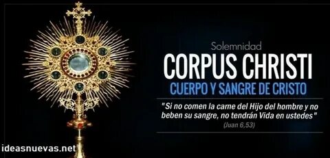 Corpus Christi Frases e imágenes para el 3 de junio