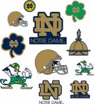 Notre Dame Logo Art - ClipArt Best