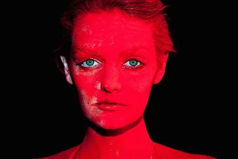 Lydia Chromatic Red by Tyler Shields - Guy Hepner Art Galler