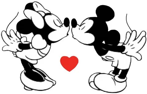 mickeymouse minimouse kiss heart sticker by @icygnus