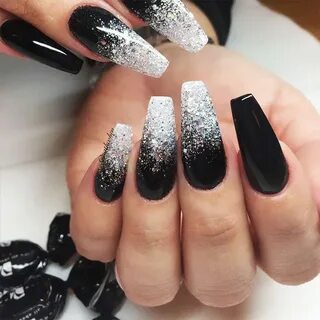 33 Trendy Black Nails Designs for Dark Colors Lovers Black n