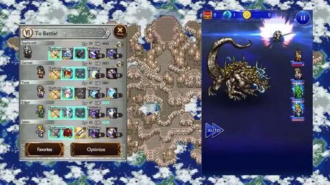 FFRK FF VI - A Fateful Coin Toss - Sabin - Floating East Con