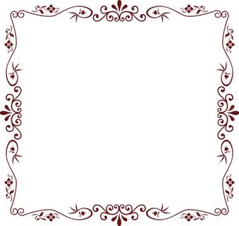 Girly Border PNG Transparent Images PNG All