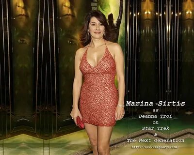 375x667px, free download Marina Sirtis, star trek, next gene