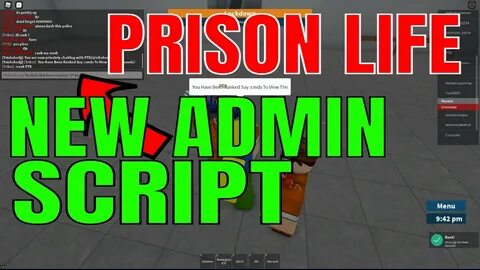 Prison Life ADMIN SCRIPT Hack GUI 2021 Kill All 🎯 Bring Play