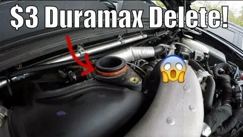 $3 Duramax Mod! Make Turbo Louder! Resonator Delete! - YouTu