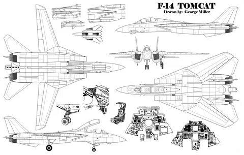 F 14 Tomcat Diagram