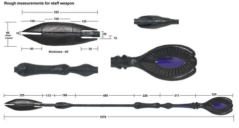 Approved Tech - Anubian Blasterstaff Star Wars RP