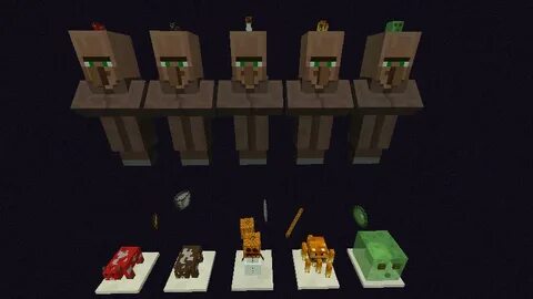 Statues для Minecraft 1.10.2 - мод на статуи мобов