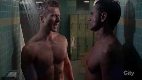 Glen Powell & John Stamos on Scream Queens (2016) DC's Men o