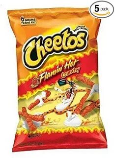 Cheetos Crunchy XXtra Flamin' Hot Net Wt. 3.5 Baggies Snack 