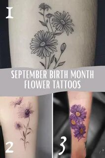 September Birth Flower Tattoo Ideas The Aster - TattooGlee B