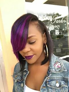 Quick weave bob. Deep side part Bob hairstyles, Quick weave 