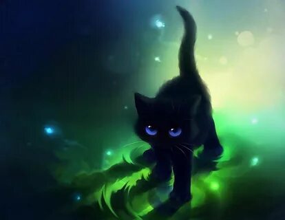 Images For > Cute Anime Cat Wallpapers Gatos bonitos, Gat