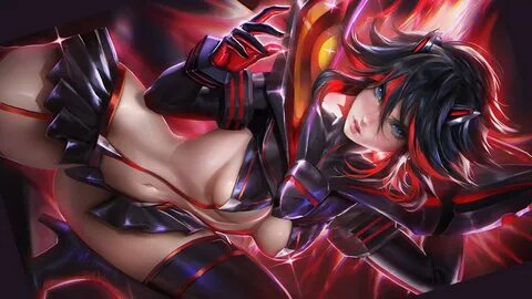 Wallpaper : Kill la Kill, Matoi Ryuuko, rambut hitam, mata b