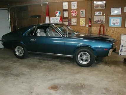 1969 AMC AMX with Classic Torq Thrust II Wheels