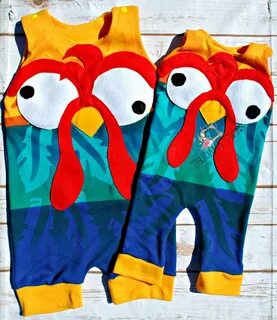 Moana Hei Hei Costume, HeiHei Costume, Moana Hei Hei Romper,