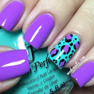 ModNails on Instagram: "Leopard nails using @salonperfect "M