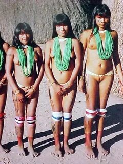 nude xingu tribal girls pussy open