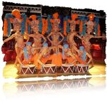 Cabaret dancers show "Tropicana International"