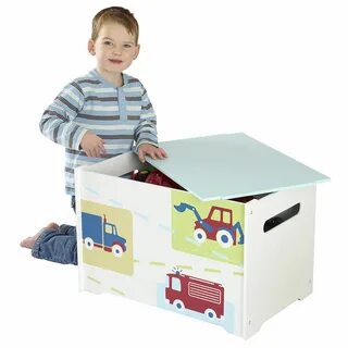 CHARACTER & DISNEY TOY BOX BEDROOM STORAGE - CARS, MINNIE, T