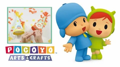 Pocoyo Arts & Crafts: Pocoyo and Nina's Birthday Hats - YouT