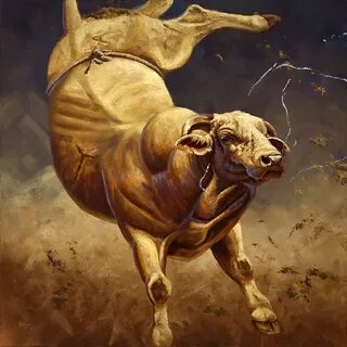 BODACIOUS Bull painting, Animal paintings, Bull pictures