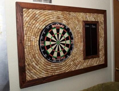 Wine cork dart backboard! : somethingimade Dart backboard, D