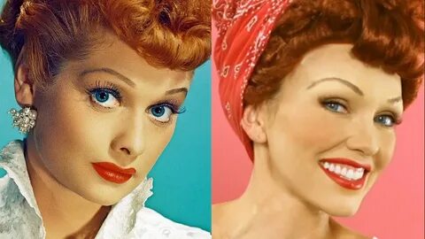 Lucille Ball ( I love Lucy) Makeup Tutorial - YouTube