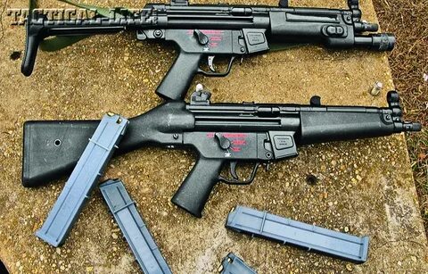Smith & Wesson 1076 Handgun and Heckler & Koch MP5/10 Submac