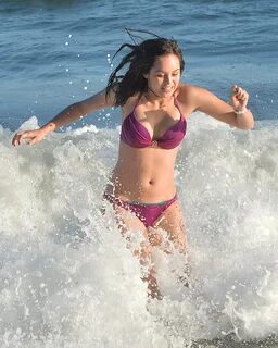 Hayley Orrantia - In a bikini at the beach in Los Angeles -0