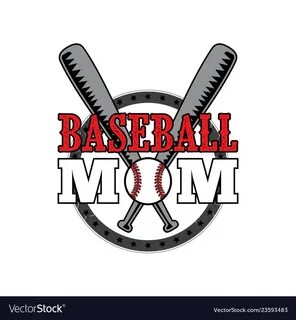 Slogan Vector SVG PROFESSIONALLY DESIGNED Baseball mom disen