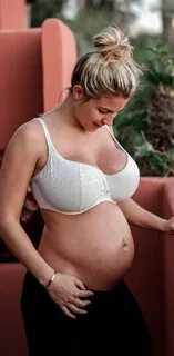 Gemma Atkinson’s Gigantic Pregnant Boobs in a Bra.