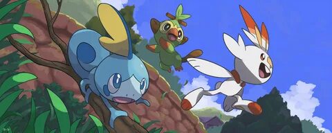 #Pokémon Pokémon: Sword and Shield Grookey (Pokémon) Scorbun