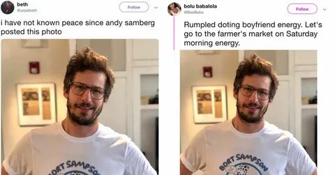 cool Andy Samberg Beard Picture Becomes A Meme And Thirst Tr