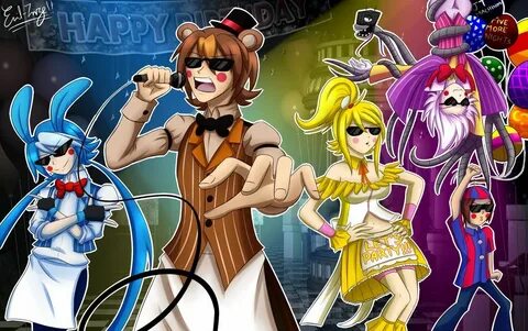 Five More Nights by Emil-Inze Anime fnaf, Fnaf characters, F