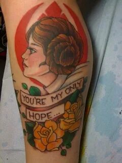 A Fantastic Princess Leia Geek Girl Tattoo - GABEtumblr Prin