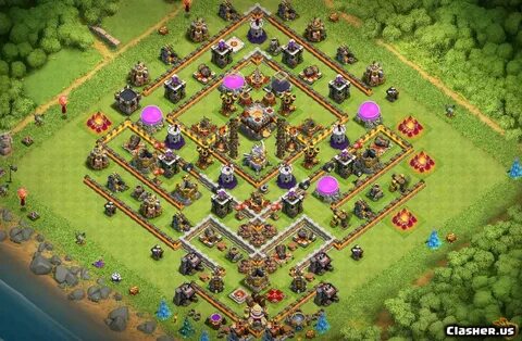 Copy Base Town Hall 11 TH11 Farm/Trophy base v226 With Link 
