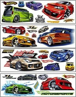 Hot Wheels Wall Decals & Wall Stickers