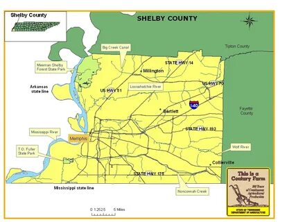 Map Of Shelby County Tn - Big Bus Tour Map