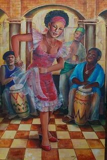 Rumbera Cubana Painting by Miguel Ordoqui Pixels