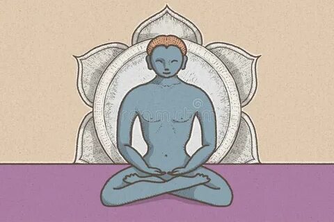 Illustration of Tantric Position with Symbols of Chakras and