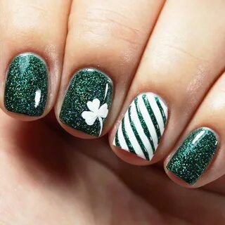 2 Quick & Easy St. Patrick's Day Nail Art Tutorials MODERN C