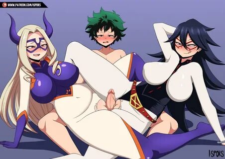 I-Spoks 🔞 on Twitter: "Commission - Deku x MT Lady & Midnigh