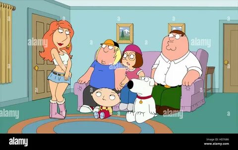 Download this stock image: FAMILY GUY, l-r: Lois Griffin, Chris Griffin, St...